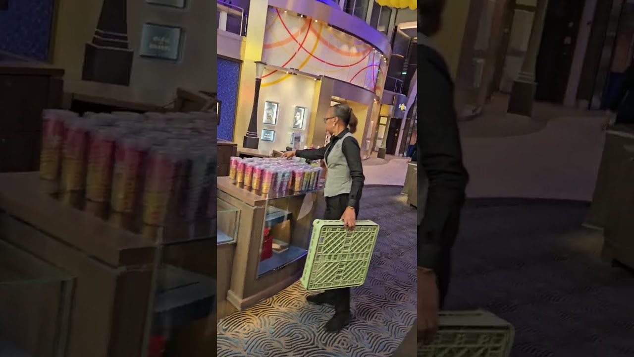 Symphony of the Seas. We are the only Guests onboard the ship!!