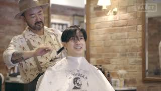 【Japanese Barber】宮永えいと(美容師/Youtuber)が初めてバーバーショップでヘアカット。WOLFMAN BARBER SHOPでコームオーバーとセンターパートに挑戦