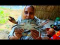 সুন্দরবন জঙ্গলের কাঁকড়া রান্না | Cooking Sundarban River Big Crab Recipe Cooking by Grandmother