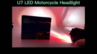 U7 Motorcycle Angel Eye LED Headlight