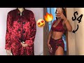 THRIFTED SILKY JACKET TO 2 PIECE SET | ITS A HOT GIRL SUMMER!!!! | THRIFTED TRANSFORMATION