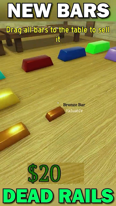 Selling new Bars in Dead Rails #roblox