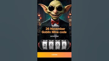 26 November | Goblin Mine code        #26november #goblincode #playpuzzle #games
