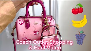 COACH OUTLET 🍒🫐🍌🍌 FRUITS COLLECTION & HAUL #shopping #coachoutlet #haul