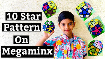 10 Star Megaminx Pattern! - Easy Pattern on Rubik’s Cube Tutorial!!