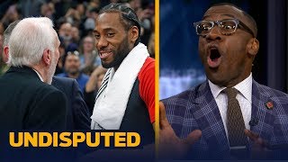 Skip and Shannon disagree on how the Spurs handled Kawhi Leonard's return | NBA | UNDISPUTED