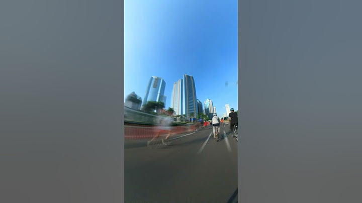 Car Free Day Jakarta Insta360 One X2 Hyperlapse #hyperlapse #cfd