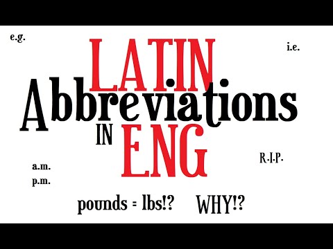 Latin Abbreviations Used in English - Latin Phrases Everyone Should Know