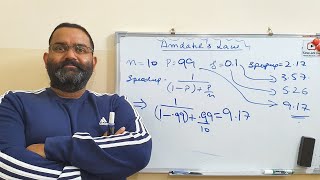 Amdahl's law and speedup in concurrent and parallel processing explained with example screenshot 5