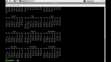 Calendar via command line on your Raspberry Pi on Raspbian or Raspberry Pi OS