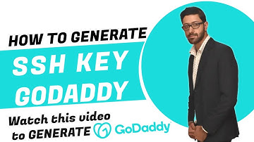 How to generate ssh on godaddy hosting
