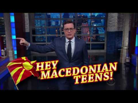 The Late Show with Stephen Colbert - Hey Macedonian Teens
