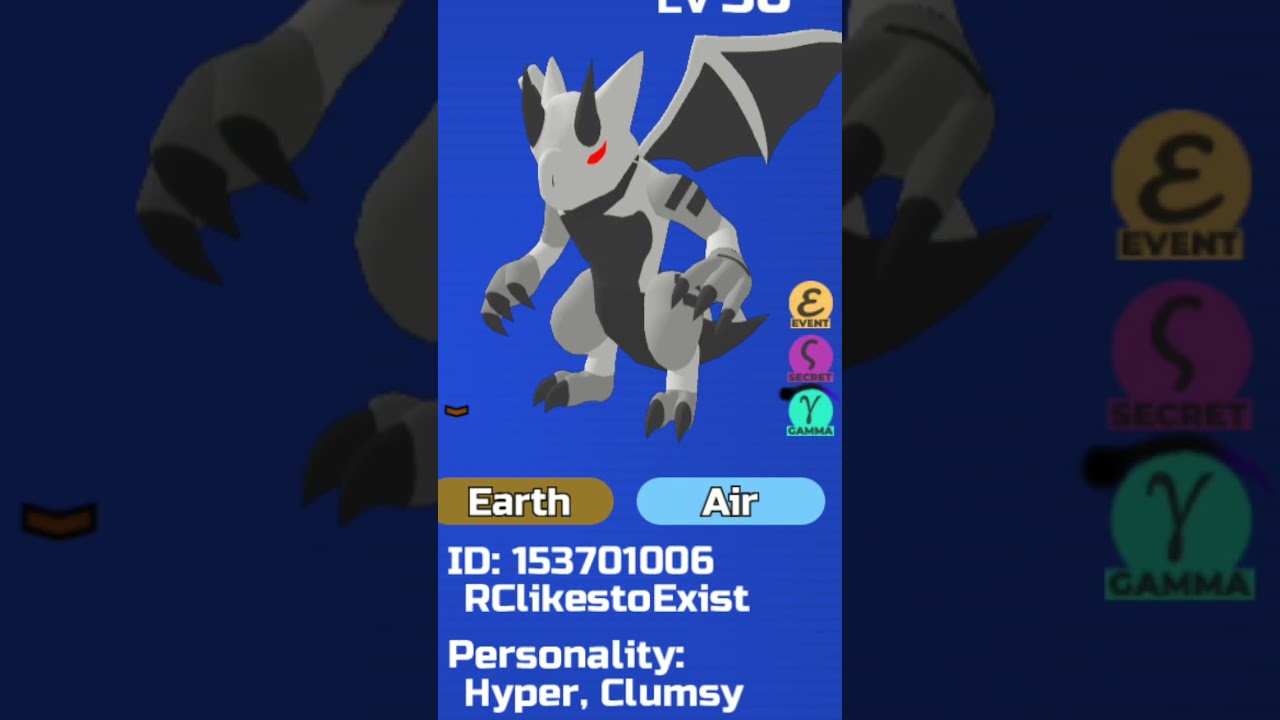 Armenti on X: The new RAREST LOOMIAN has just been found in Loomian Legacy!  The previous rarest Loomian was Gamma SA Pyra (1/49.2m chance). This Gamma  SA Male Vari has a 1/81,920,000