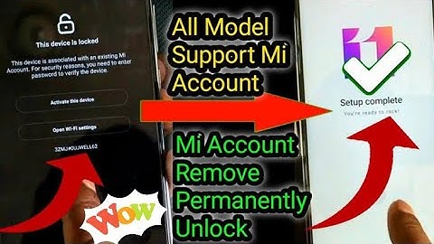 All Mi Account Free Bypass Permanent Unlock WithOut Pc Miui 11/12 Android 10/11 New Update 100% Work
