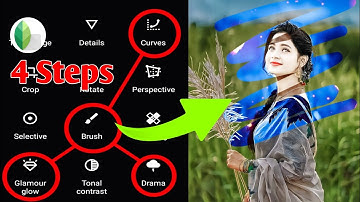 New Snapseed Realistic Background Colour Change Secret Tricks | Snapseed Face Smooth Photo Editing