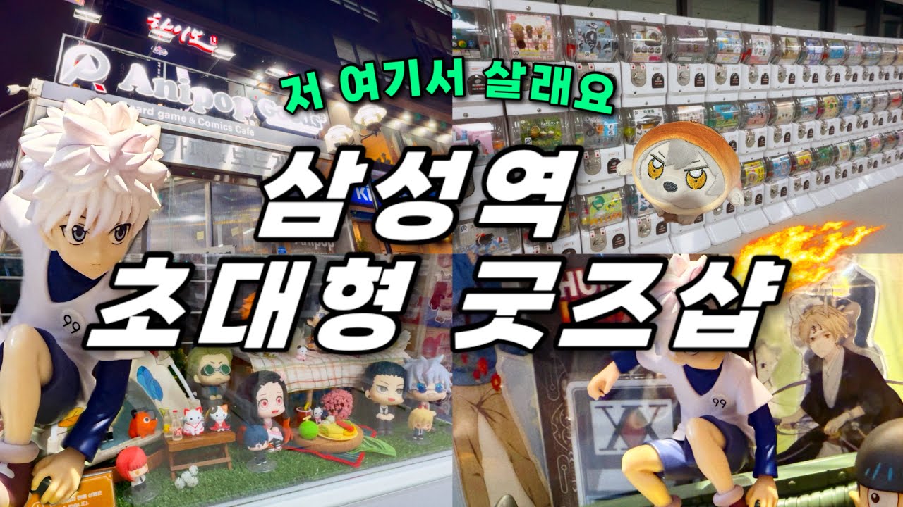 [Otaku Vlog] 삼성역의 애니메이트!! 강남 삼성역 애니팝 굿즈샵 브이로그˚‧｡♥｡‧˚