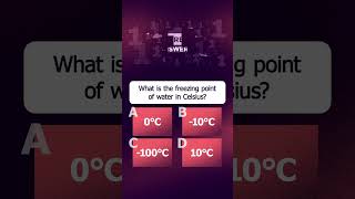 What is the freezing point of water in Celsius 🧊🌡️ Can you answer this question ❄️🎓| Brain Bash