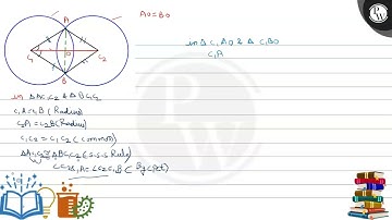 Line joining the centers of two intersecting circles always bisect their common chord. (True/False)