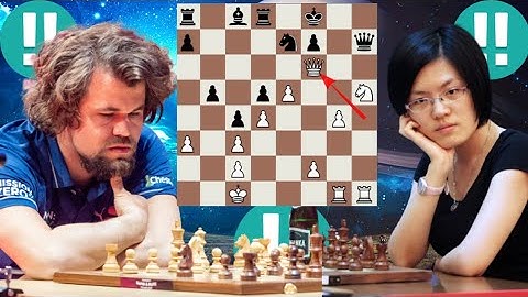 Perfect chess game 56 | Magnus Carlsen vs Hou Yifan 14