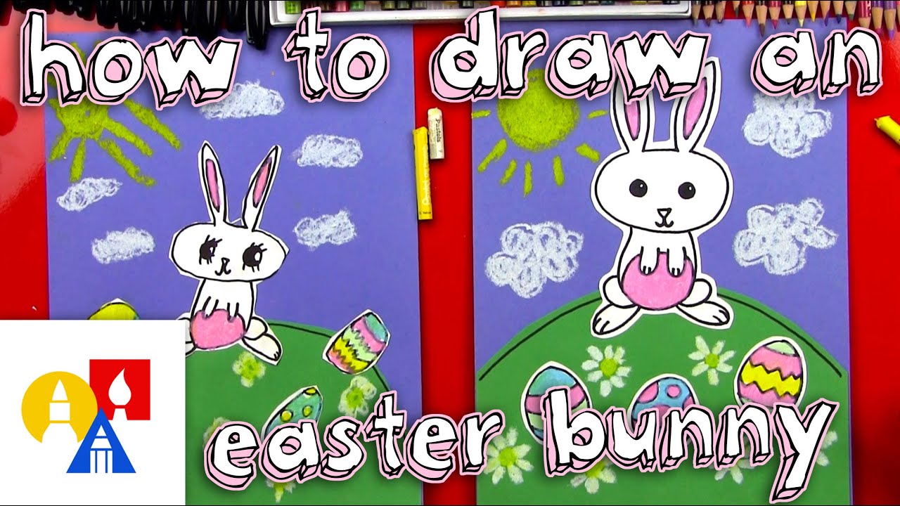 HOW TO DRAW AN EASTER BUNNY EASY DRAWING EASY AND FOFO - Drawing to Draw 