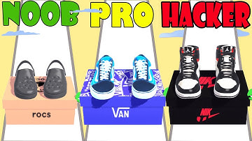 NOOB vs PRO vs HACKER || Shoes Evolution 3D