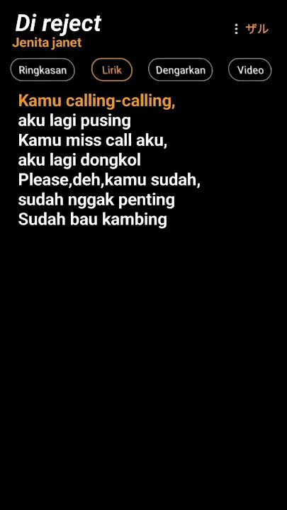 Di reject🎧 #liriklagu #shorts