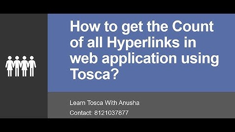 ⚙️ Find Total Hyperlinks in a Web Page using Tosca | Real-Time Demo