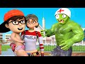 Scary teacher 3D Doctor Zombie Hulk Fake Miss T and Baby Nickjoker vs Tani harley quinn Animation