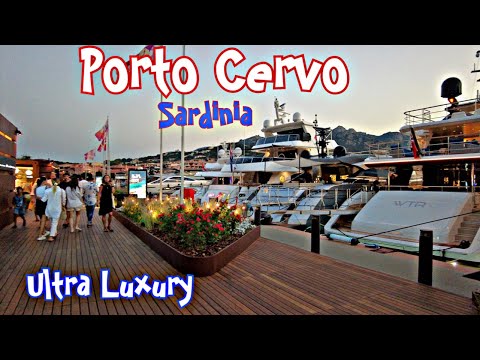 PORTO CERVO Sardinia - Ultra Luxury Resort - Evening Summer Walk