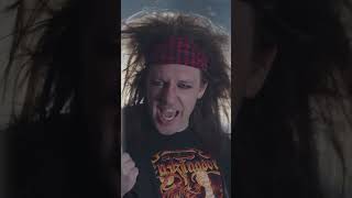 SEVEN CANS of hairspray were used for @sevenkingdoms &quot;Love Dagger&quot; #shorts #heavymetal #powermetal