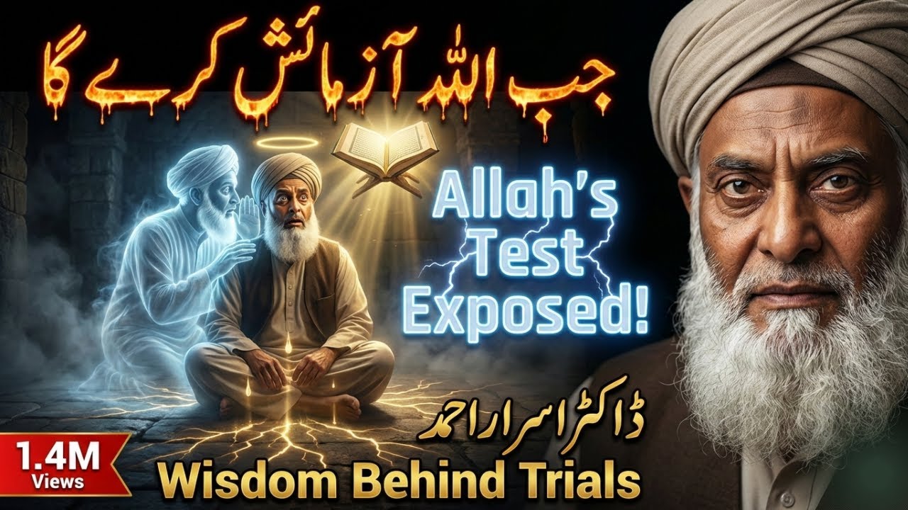 جب اللہ آزمائش کرے گا | Dr Israr Ahmed | Trials کی Wisdom | When Allah Tests You | Sabr Ka Raaz