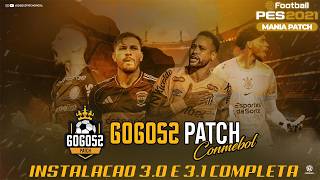 🚀 GOGOSZ PATCH 3.0 + 3.1 CONMEBOL ATUALIZADO! COMO INSTALAR + FACES + UNIFORMES + ESTÁDIOS 2026
