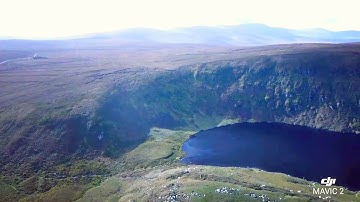 Mavic 2 Pro at Bray Lake Upper, Wicklow mountains near Dublin