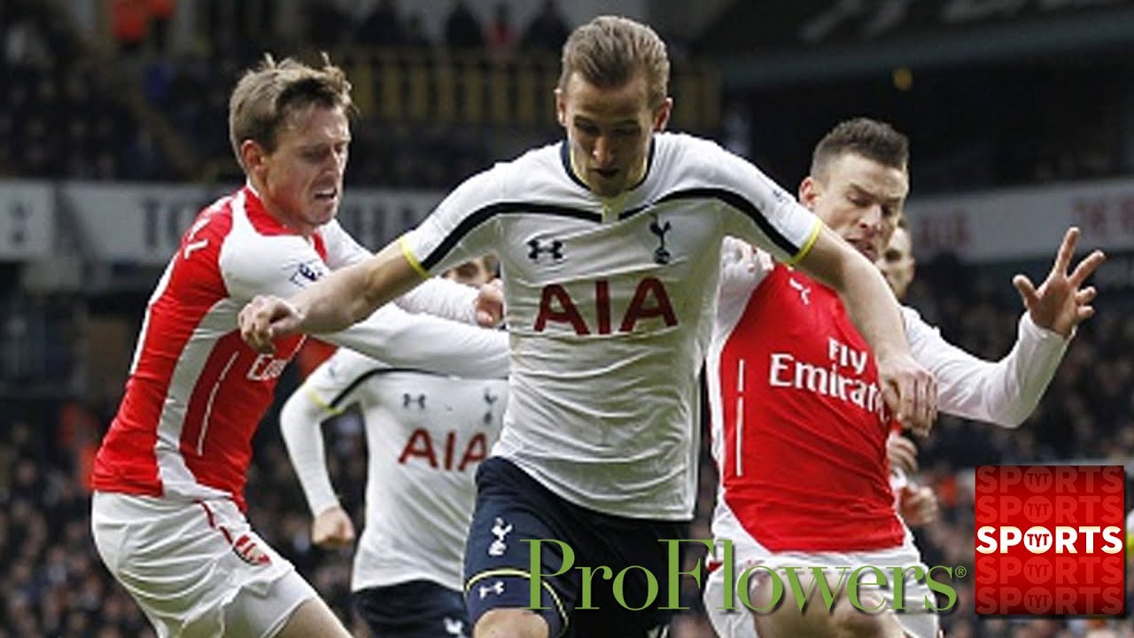 Tottenham 2-1 Arsenal GOALS HARRY KANE, OZIL - YouTube