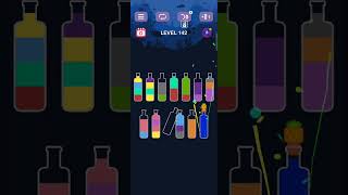 Water sort puzzle level 142 #games #gameplay #gaming #puzzle #mobilegame #yourgamer1995 #braingame