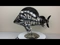 Impresionantes esculturas en metal || amazing metal craft sculpture || recicled metal artwork