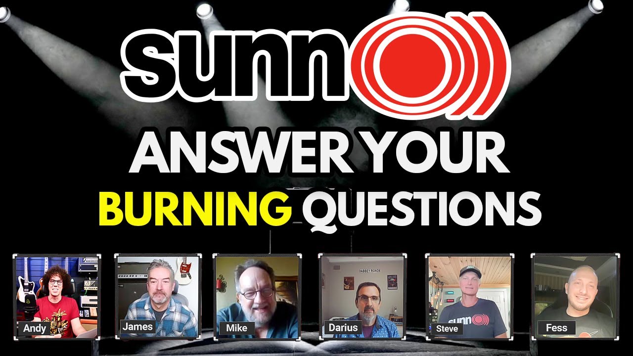 Why Sunn Amps did not make the Model T and MORE Burning Questions Answered