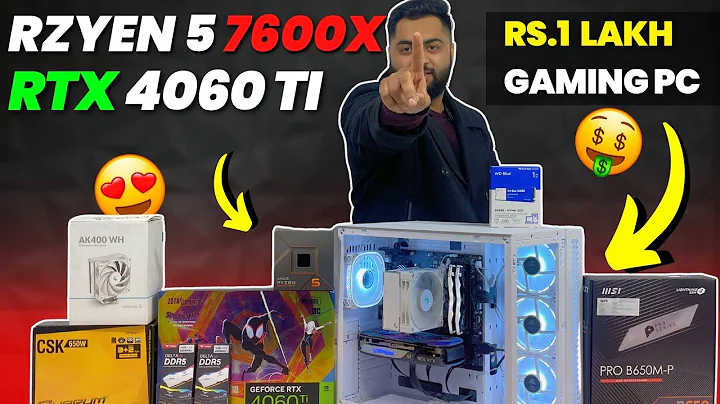 1萬元 RTX 4060TI 遊戲電腦組裝 | Ryzen 5 7600x | 驚人性能測試！