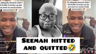 Seemah Dumps Her Polygamous Boyfriend Andile Give That Girl A Bells 