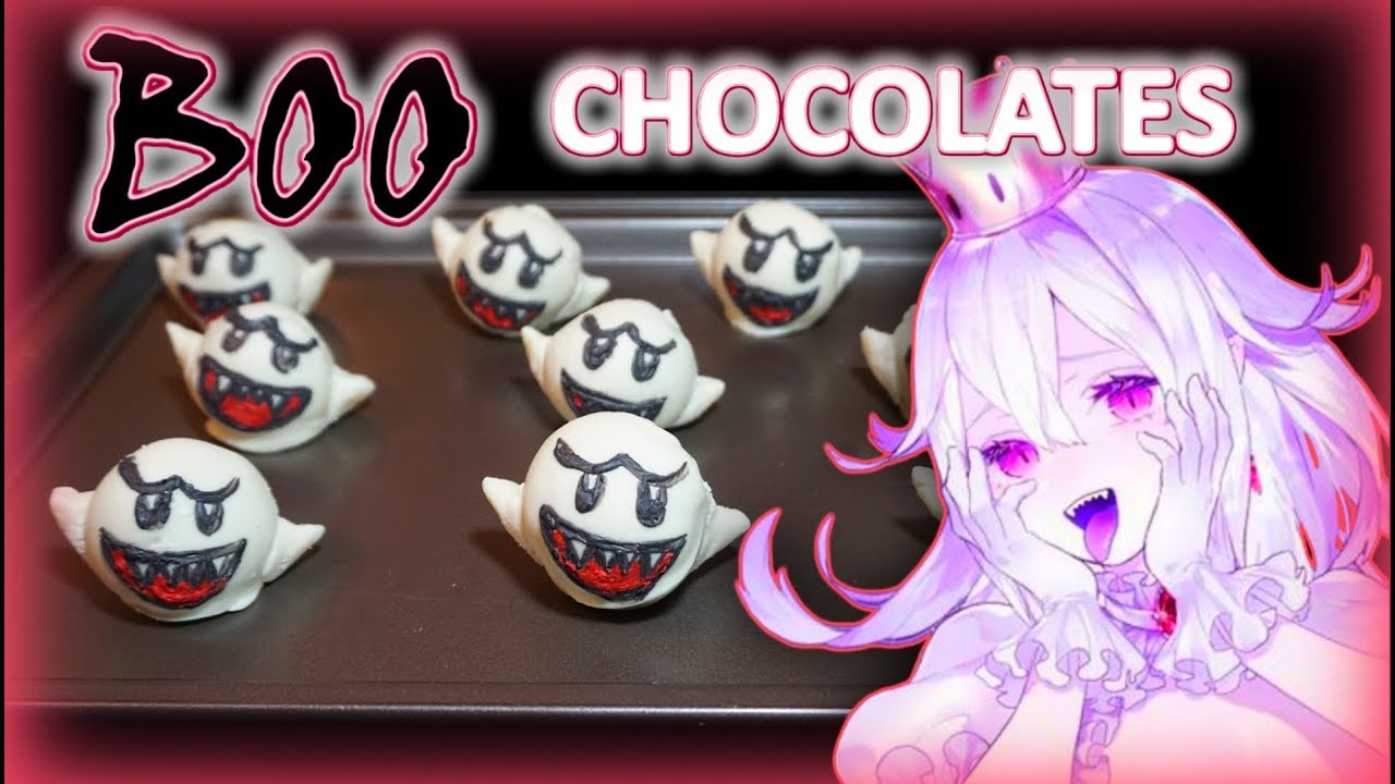 How to Make: Boo Chocolate Candy Balls! | DIY Cute Geeky Gaming Dessert! | (Halloween)