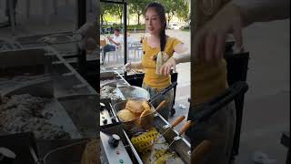 ? Crispy Street Food Magic! ?? Watch This Delicious Snack Come to Life! ?✨#StreetFood #Foodie #short