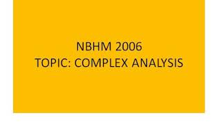 Celebrity NBHM PAPER 2006 (COMPLEX ANALYSIS) Net Worth