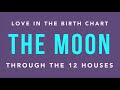 Love in the Birth Chart: The Moon Through the Houses