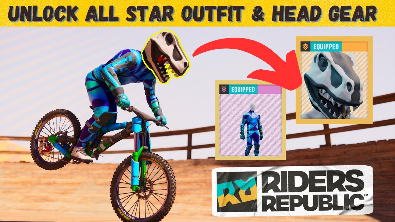 GET all STAR OUTFIT & HEAD GEAR Riders Republic YouTube