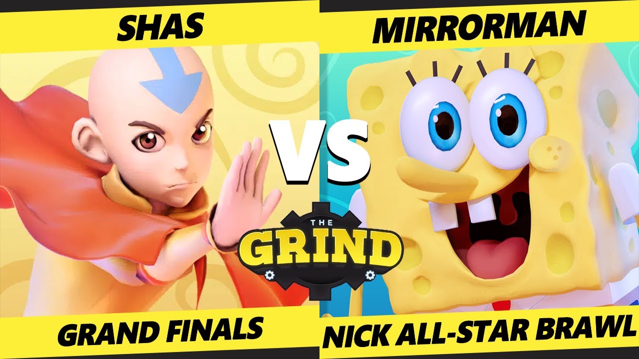 The Grind 157 GRAND FINALS - MirrorMan (Spongebob) Vs. Shas (Aang) NASB Nickelodeon All-Star Brawl