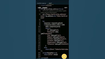 ip address tracker by using python #coding #taskcompletion #programming #python #ip#code #education
