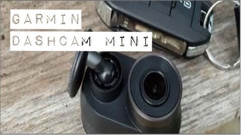 Setting up the new Garman DashCam Mini and how to download videos
