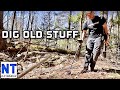 Metal detecting 1700s 1800s site & digging really old stuff Fisher F19