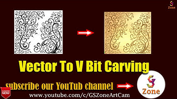 How to V-Bit Carving in Artcam ~ Hindi Tutorial