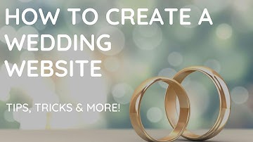 Create Your Wedding Website